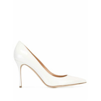 Sergio Rossi Sapato 'Godiva' de couro envernizado - Branco