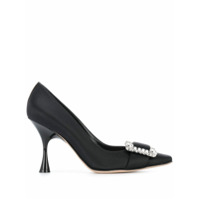 Sergio Rossi Scarpin Sr Twenty com cristais na fivela - Preto