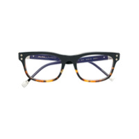 Shamballa Eyewear Armação de óculos tartaruga quadrada - Preto
