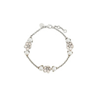 Shaun Leane Bracelete Cherry Blossom com pérolas e diamantes - Prateado