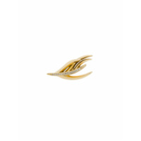 Shaun Leane Brinco único White Feather com diamantes - Metálico