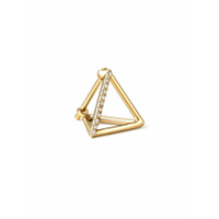Shihara Brinco triângulo com diamantes 10 (01) - Metálico