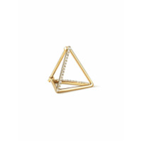 Shihara Brinco triângulo com diamantes 15 (02) - Metálico