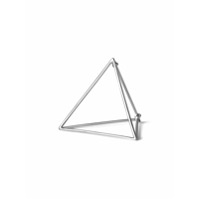 Shihara Par de brincos 'Triangle 30' - Metálico
