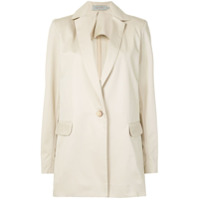 Silvia Tcherassi Blazer longo com abotoamento simples - Branco