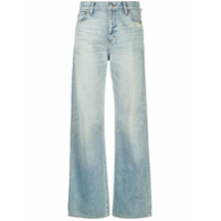 Simon Miller Calça jeans flare com cintura alta - Azul