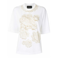 Simone Rocha Camiseta com estampa de crochê - Branco