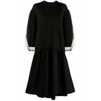 Simone Rocha Vestido com mangas bufantes - Preto