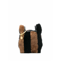 Simonetta Ravizza Bolsa Furrissima mini com pelos - Preto