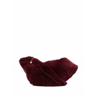 Simonetta Ravizza Bolsa tiracolo com pelos - Vermelho