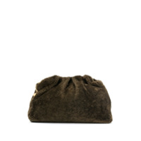Simonetta Ravizza Clutch Furrissima Pouch com pelos - Verde
