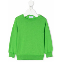 Siola Suéter decote careca de tricô - Verde