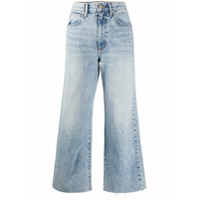 Slvrlake Calça jeans cropped cintura média azul