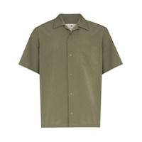 Snow Peak Camisa com fechamento frontal por botões de pressão - Verde