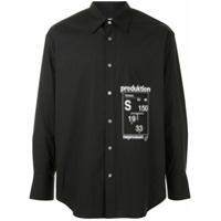 SOLID HOMME Camisa mangas longas Production - Preto