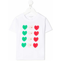 SONIA RYKIEL ENFANT Camiseta com estampa de coração - Branco
