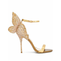 Sophia Webster butterfly embellished sandals - Dourado