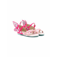 Sophia Webster Mini Sandália com detalhe de borboleta - Rosa