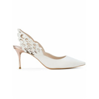 Sophia Webster Scarpin 'Angel' de couro - Branco