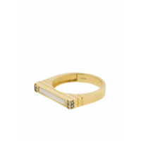 Sorellina Anel Stacking de ouro 18k com diamante - Branco