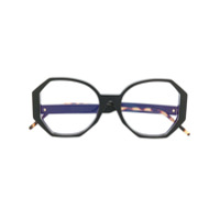 SO.YA Armação de óculos geométrica Virginia - Preto