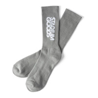 Stadium Goods Par de meias Basic Crew - Cinza