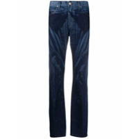 Stefan Cooke x Lee printed slim-fit jeans - Azul