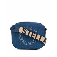 Stella McCartney Bolsa estruturada Stella Logo mini - Azul