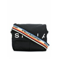 Stella McCartney Bolsa tiracolo com logo - Preto