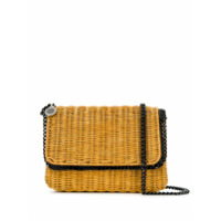 Stella McCartney Bolsa tiracolo de palha - Neutro
