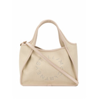 Stella McCartney Bolsa tote com detalhe de ilhós - Neutro