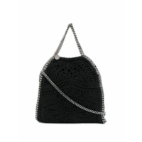 Stella McCartney Bolsa tote Falabella de crochê - Preto