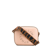 Stella McCartney Bolsa transversal mini com logo - Rosa