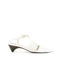 Stella McCartney cage pointed-toe pumps - Branco