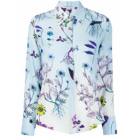 Stella McCartney Camisa com estampa floral - Azul
