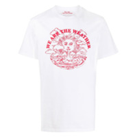 Stella McCartney Camiseta com detalhe de logo - Branco