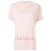 Stella McCartney Camiseta Handle with Care - Rosa