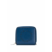 Stella McCartney Carteira com logo perfurado - Azul