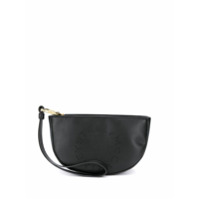 Stella McCartney Clutch meia-lua Stella com logo - Preto