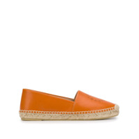 Stella McCartney Espadrille com detalhe de logo - Laranja