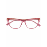 Stella McCartney Eyewear Armação de óculos com detalhe de corrente - Rosa