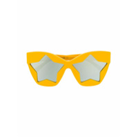 Stella McCartney Eyewear Óculos de sol gatinho e estrela - Amarelo