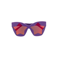 Stella McCartney Eyewear Óculos de sol gatinho e estrela - Roxo