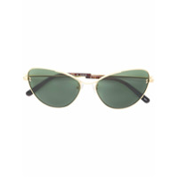 Stella McCartney Eyewear Óculos de sol gatinho - Verde