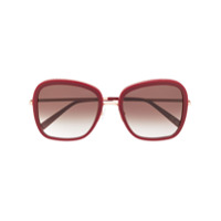 Stella McCartney Eyewear Óculos de sol oversized - Vermelho
