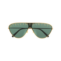 Stella McCartney Eyewear Óculos de sol Stella com logo - Dourado