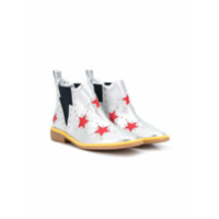 Stella McCartney Kids Bota com estampa de estrela - Prateado