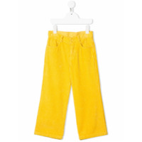 Stella McCartney Kids Calça aveludada - Amarelo