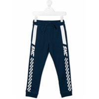 Stella McCartney Kids Calça esportiva com listra na lateral - Azul