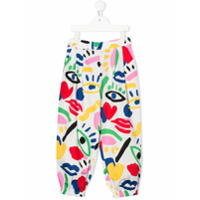 Stella McCartney Kids Calça flare com estampa - Branco